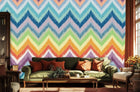 Modern Multi Color wallpaper for Living Room
