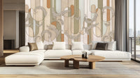 Modern Multi Color wallpaper for Living Room