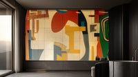 Modern Multi Color wallpaper for Living Room