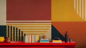 Modern Multi Color wallpaper for Living Room
