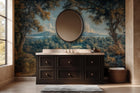 Traditional Multi Color wallpaper for Bathroom