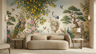 Traditional Multi Color wallpaper for Dining Room