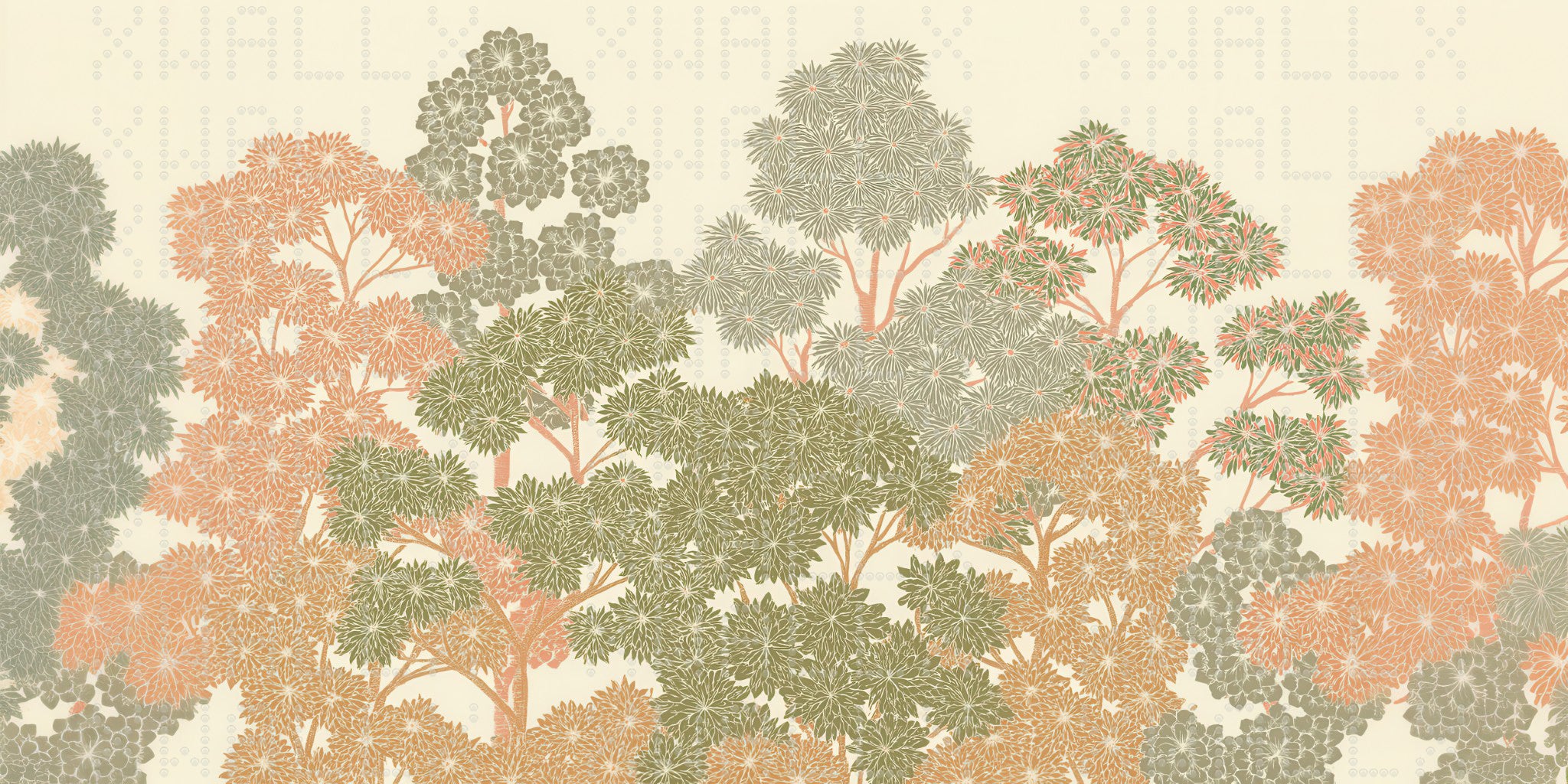 Lush Botanical Forest Wallpaper