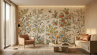Traditional Multi Color wallpaper for Living Room