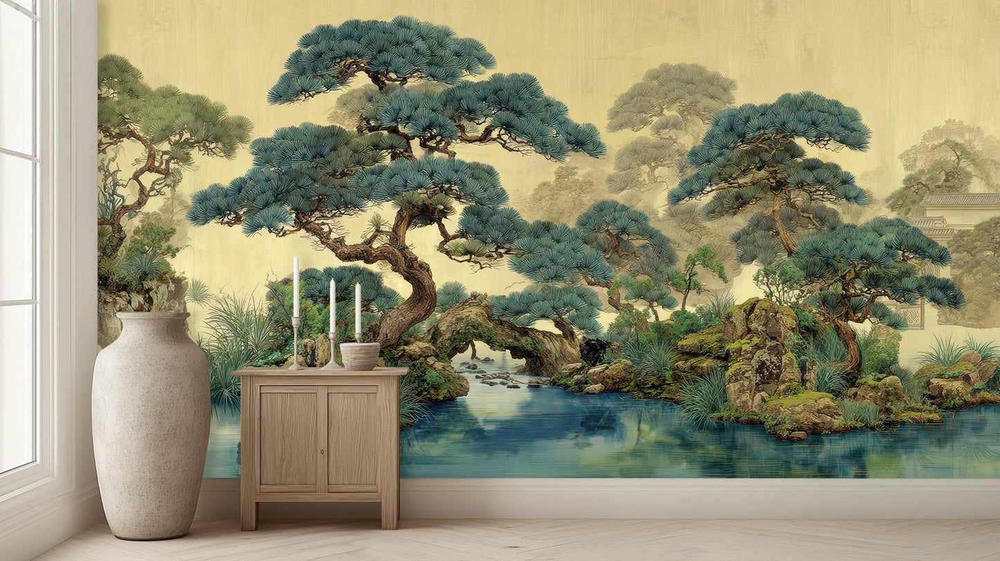 Traditional Multi Color wallpaper for Living Room