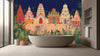 Tropical Temple Jungle Wallpaper