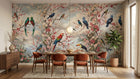 Tropical Multi Color wallpaper for Dining Room