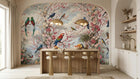 Tropical Multi Color wallpaper for Dining Room