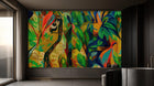 Tropical Multi Color wallpaper for Living Room