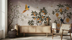 Tropical Multi Color wallpaper for Living Room