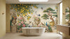 Vibrant Garden Scene Wallpaper