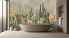 Desert Bloom Cactus Wallpaper