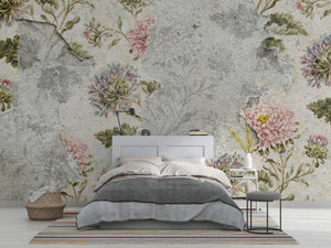 Vintage Multi Color wallpaper for Bedroom