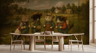 Vintage Multi Color wallpaper for Dining Room