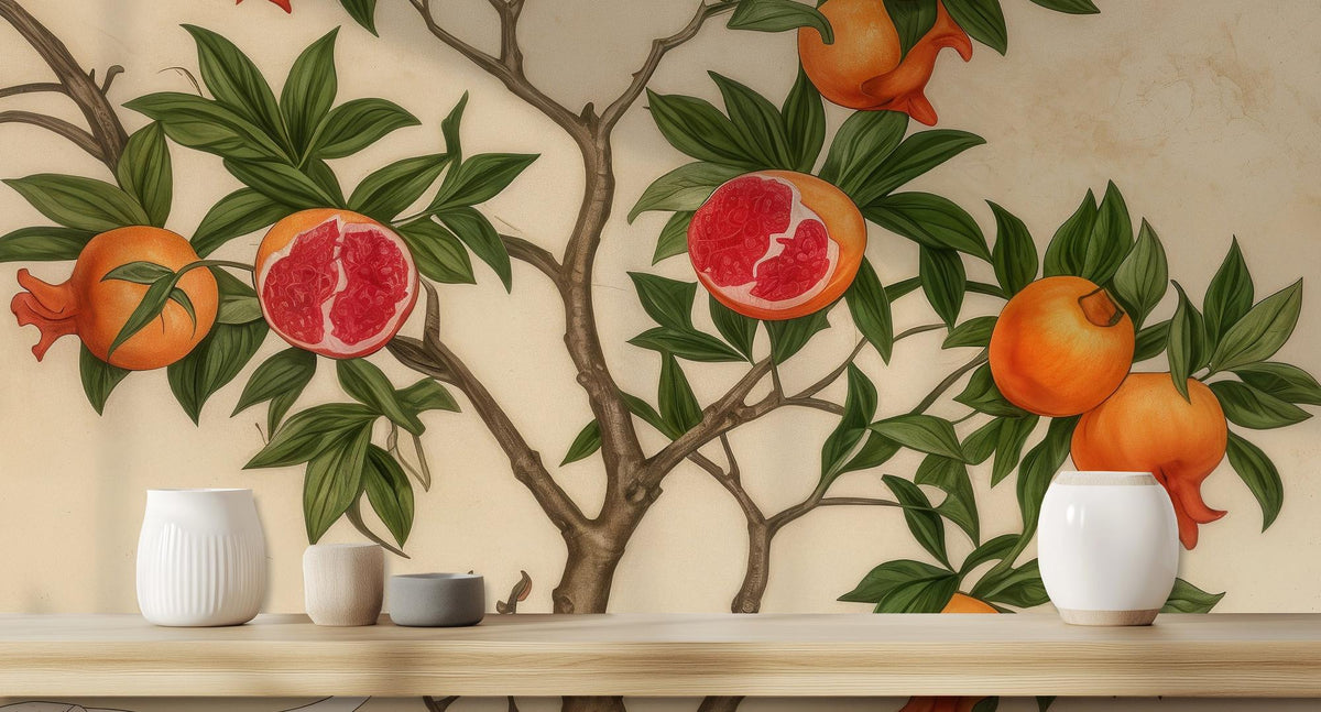 Vintage Multi Color wallpaper for Dining Room