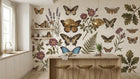 Vintage Multi Color wallpaper for Kitchen