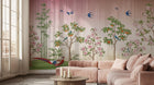 Vintage Multi Color wallpaper for Living Room
