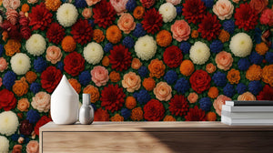 Vintage Multi Color wallpaper for Living Room
