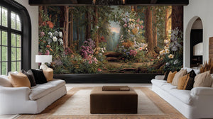 Vintage Multi Color wallpaper for Living Room