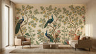 Vintage Multi Color wallpaper for Living Room