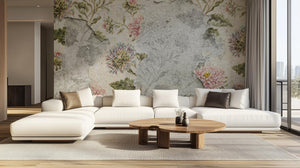 Vintage Multi Color wallpaper for Living Room
