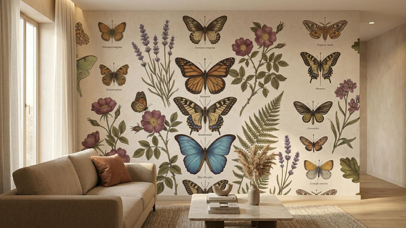 Vintage Multi Color wallpaper for Living Room