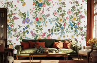 Vintage Multi Color wallpaper for Living Room