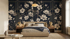 Art Deco Navy wallpaper for Bedroom