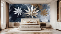Modern Navy wallpaper for Bedroom