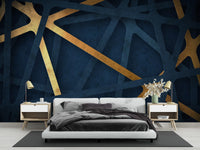 Modern Navy wallpaper for Bedroom