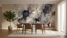 Modern Navy wallpaper for Dining Room