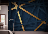 Modern Navy wallpaper for Living Room