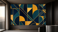 Modern Navy cool teal wallpaper for Office