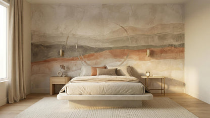 Abstract Neutral wallpaper for Bedroom