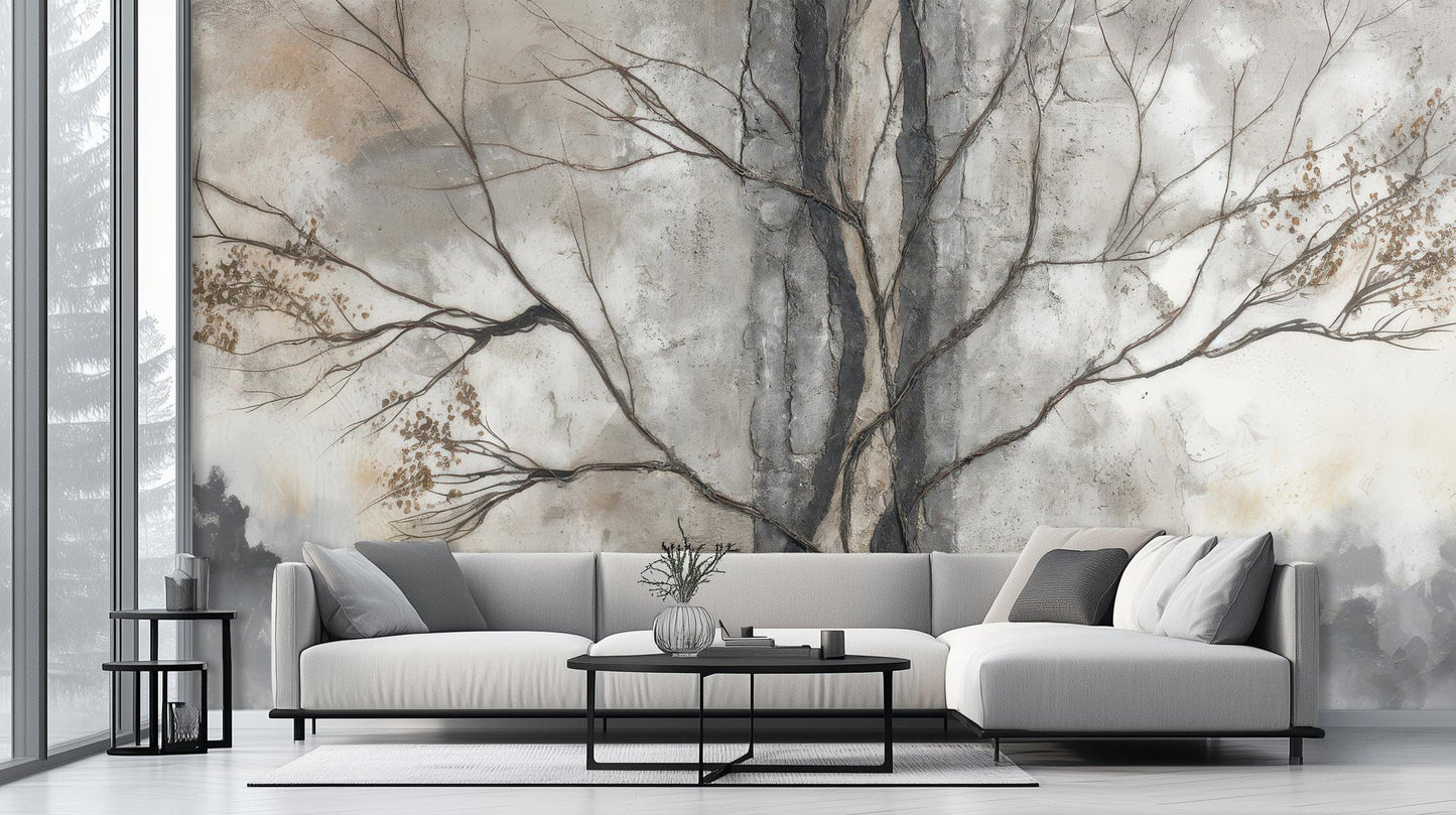 Abstract Neutral wallpaper for Bedroom