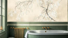 Banyo için Çağdaş Nötr duvar kağıdı