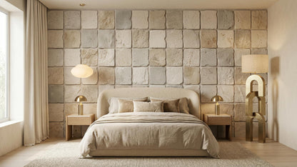 Contemporary Neutral wallpaper for Bedroom