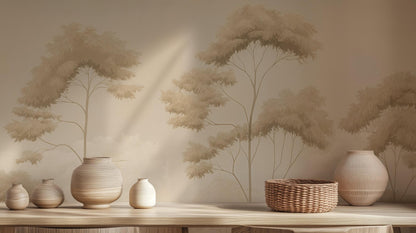Contemporary Neutral wallpaper for Bedroom