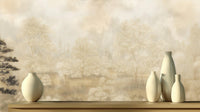 Contemporary Neutral wallpaper for Bedroom