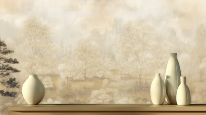 Contemporary Neutral wallpaper for Bedroom