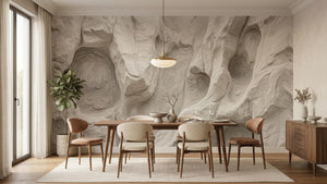 Contemporary Neutral wallpaper for Dining Room
