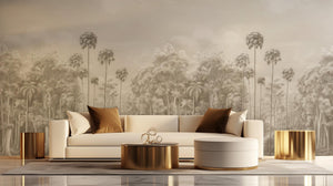 Contemporary Neutral wallpaper for Living Room