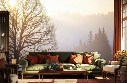 Contemporary Neutral wallpaper for Living Room