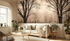 Contemporary Neutral wallpaper for Living Room