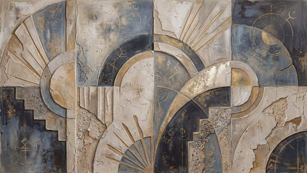 Art Deco Elements Wallpaper - Sample