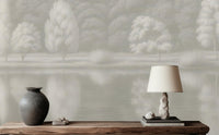 Minimalist Neutral wallpaper for Bedroom