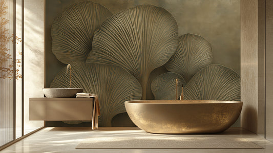 Modern Neutral wallpaper for Bathroom