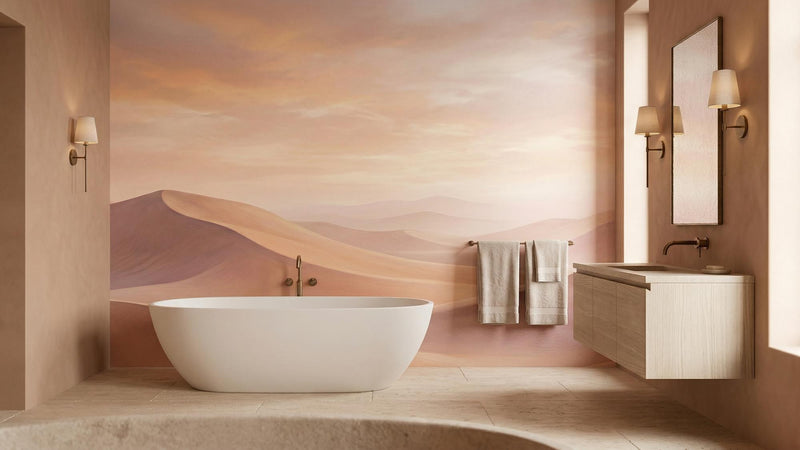 Banyo için Modern Nötr duvar kağıdı