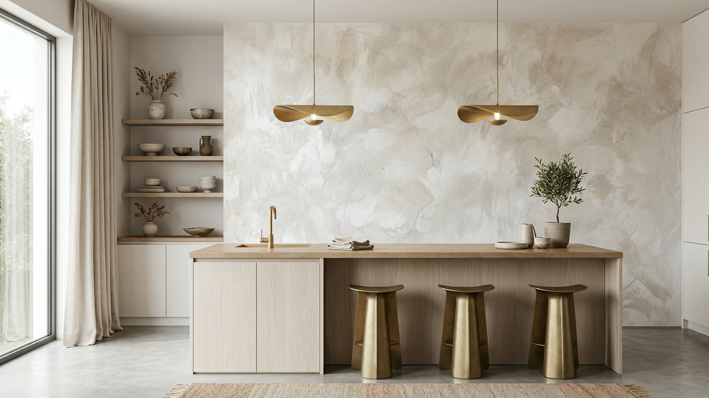 Modern Neutral wallpaper for Dining Room