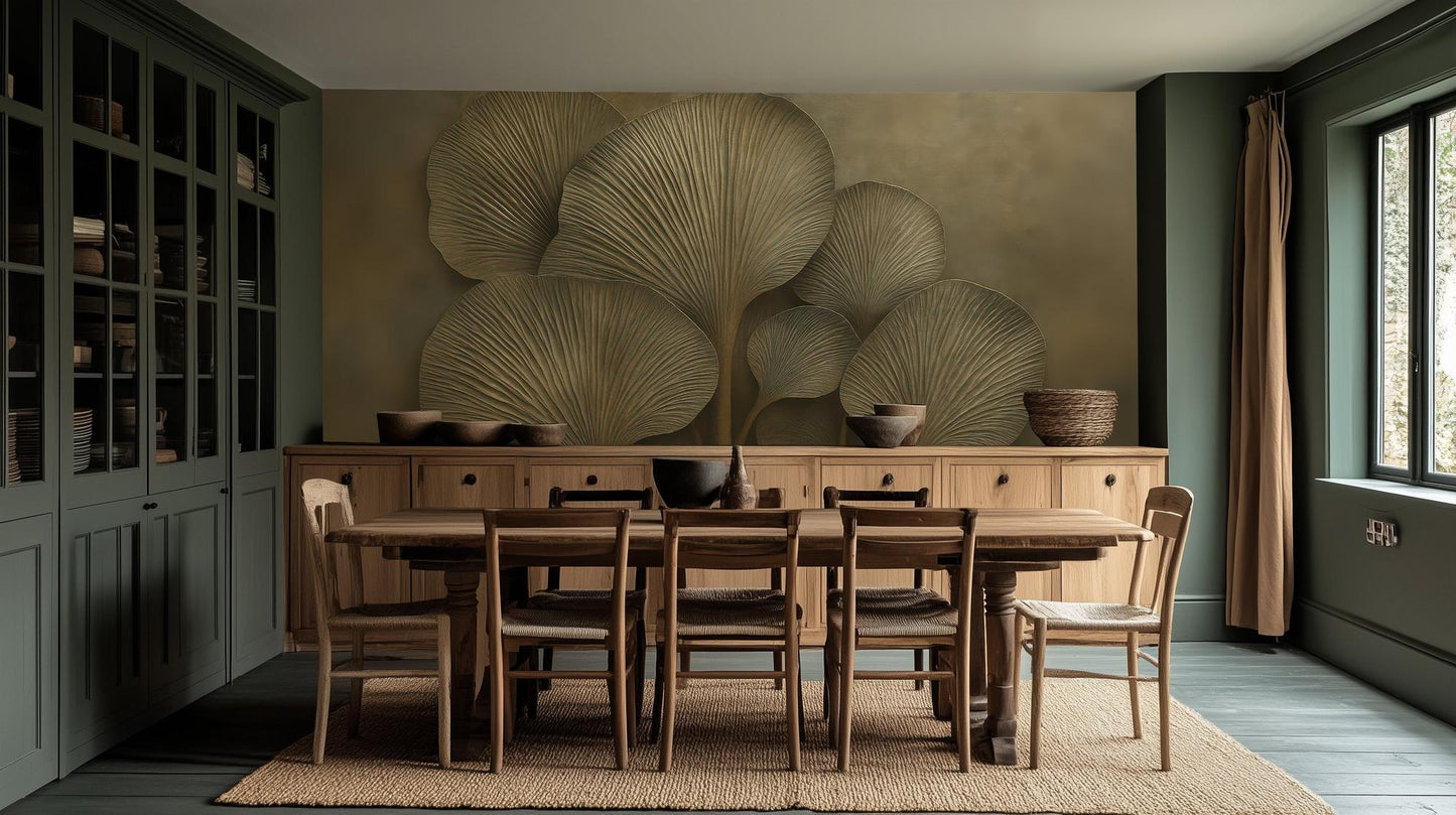 Modern Neutral wallpaper for Dining Room
